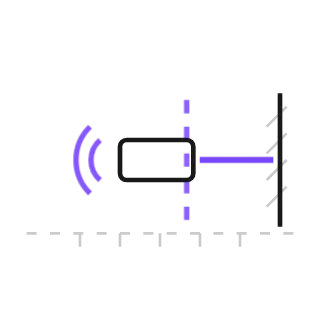 Emergency braking, not animated
