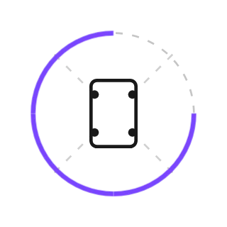 Surround view, not animated