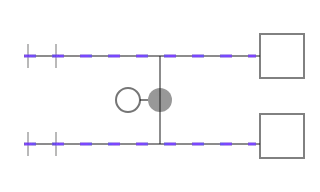 Line segregation, not animated