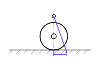 Caster trail, not animated