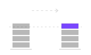 Empty Repositioning, not animated