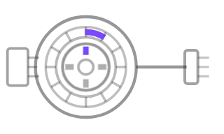 Stator and rotor, not animated