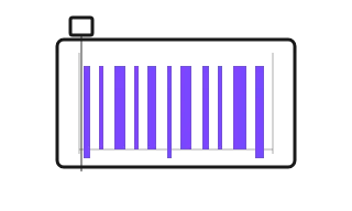 Barcode Print, not animated