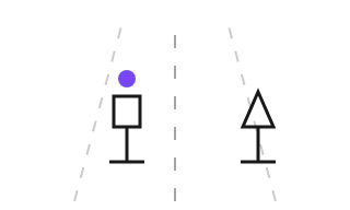 Lateral marks, not animated