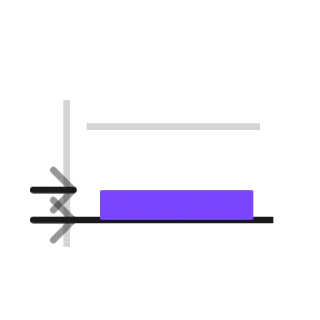 Downgauged board, not animated