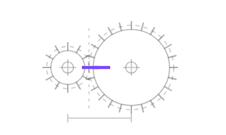 Gear Mesh, not animated